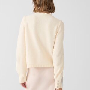 Odette sweater lady jacket with jewel buttons